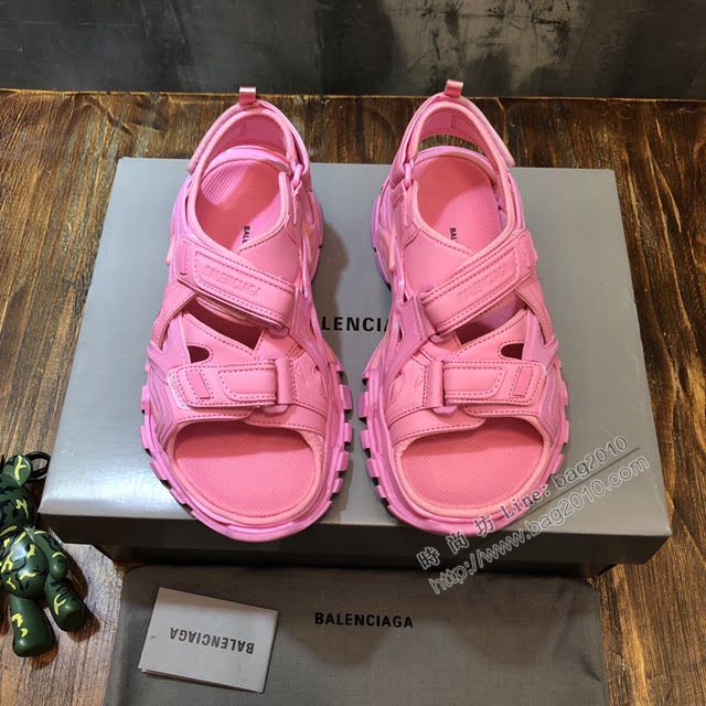 Balenciaga經典款男女鞋 巴黎世家頂級版本Track 4.0戶外概念復古老爹涼鞋 Balenciaga情侶款老爹鞋  hdbl1027